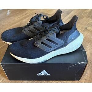 Adidas Ultra Boost 21 Men’s Size 10 Black/White with Box